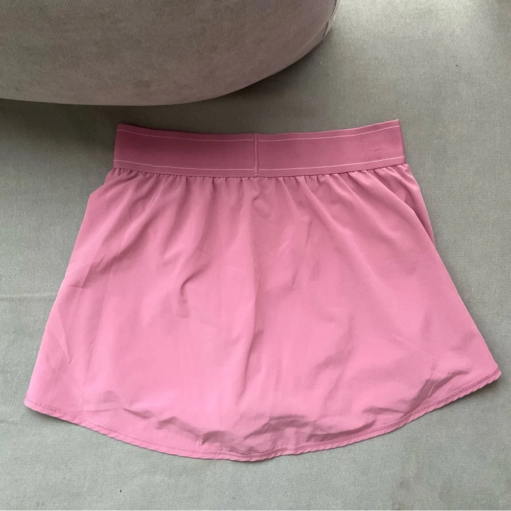 Alo Yoga Match Point Tennis Skirt Pink Wild Rose S